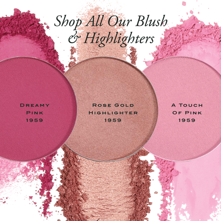 Dreamy Pink Powder Blush & Eyeshadow - 1959