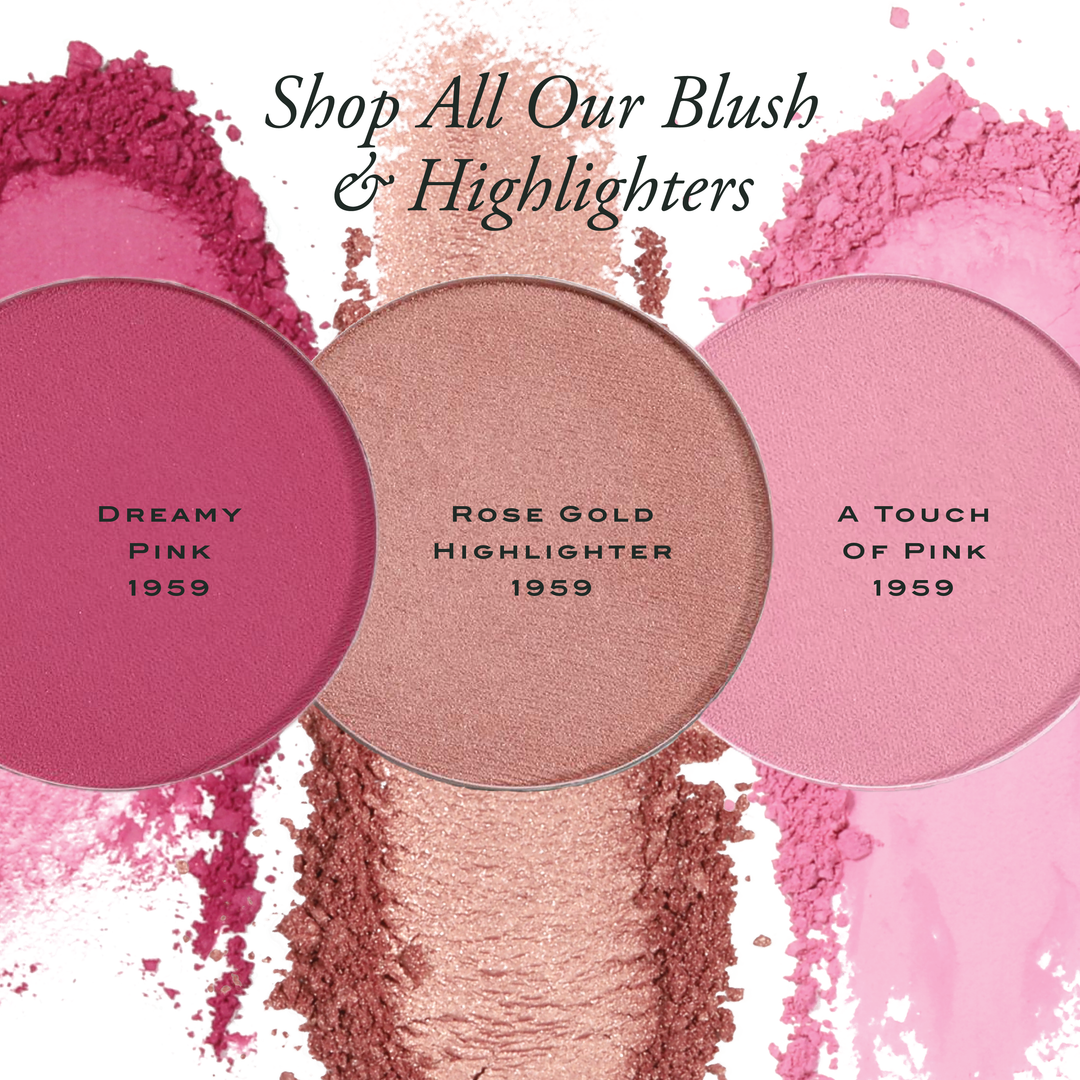 Dreamy Pink Powder Blush & Eyeshadow - 1959